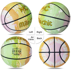 Indoor Basketball - Original Cool Design Basketball for Men, Women - Official Size 7 (29.5”) with Pump and Bag