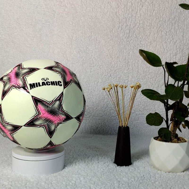 MILACHIC Reflective Soccer Ball - Perfect for Indoor and Outdoor Training