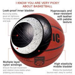 Milachic® Custom Composite Leather Basketball