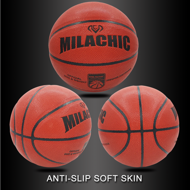 MILACHIC Orange Outdoor Basketball for Kids, Youth, Men