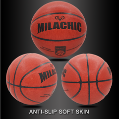 MILACHIC Orange Outdoor Basketball for Kids, Youth, Men