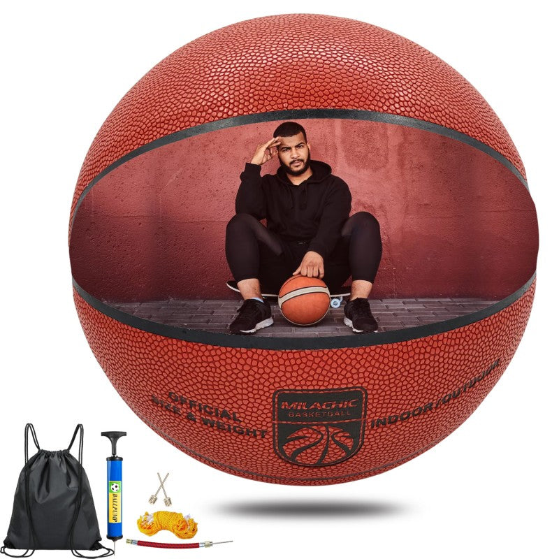 Milachic® Custom Composite Leather Basketball