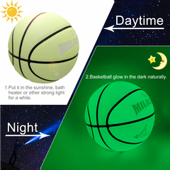 Milachic Glow in the Dark Basketball Size 7(29.5") & Size 6 (28.5") & Size 5 (27.5")