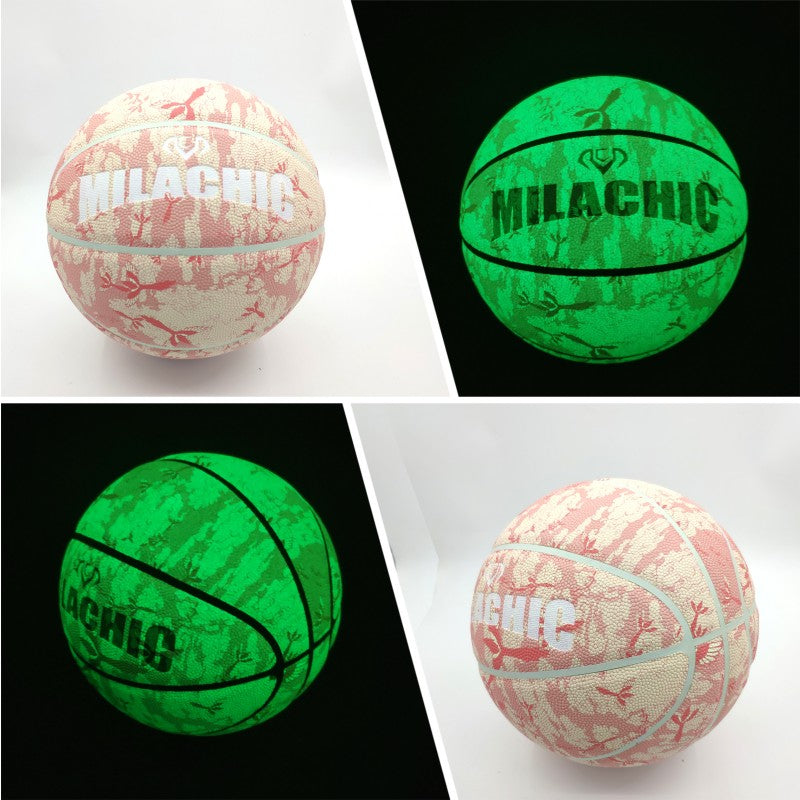 Milachic Composite Leather Luminous Basketball Gift for Boys, Girls, Men, Women