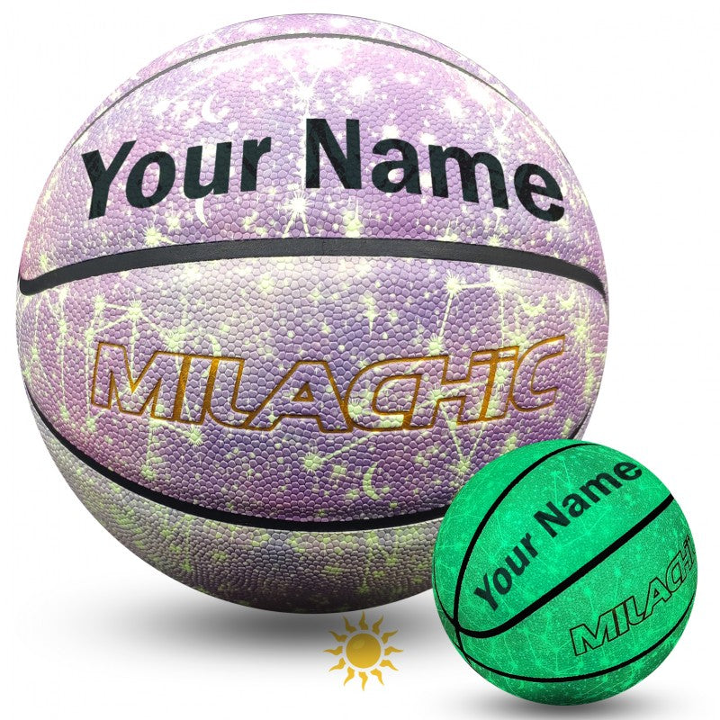 Milachic® Personalize Basketball with Your Name/Text/Team Logo/Photo