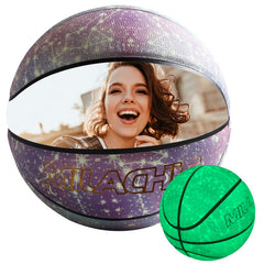 Milachic® Personalize Basketball with Your Name/Text/Team Logo/Photo