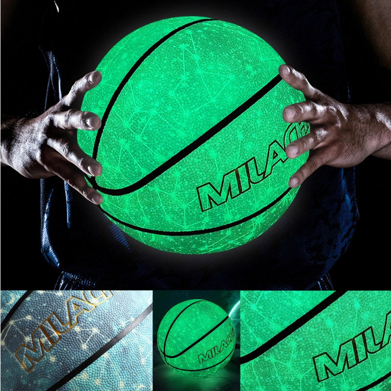 Milachic® Glow in the Dark Basketball - Perfect for NCAA Men's Games