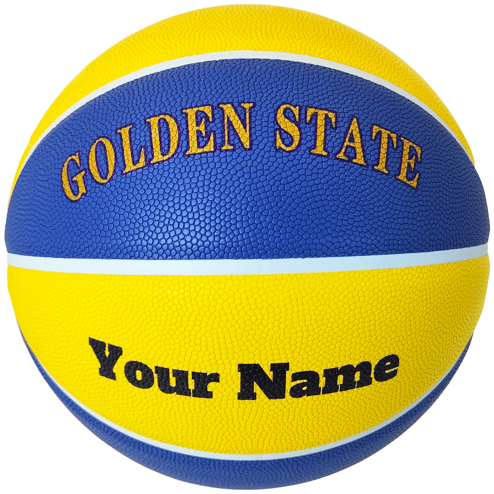 Personalized Indoor/Outdoor Basketball NBA Team Golden State  Size 5 - 27.5”, Size 6 - 28.5” and Size 7 - 29.5”