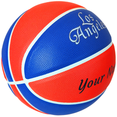 Customized Personalized Indoor/Outdoor Basketball NBA Team Los Angeles Matched Colors