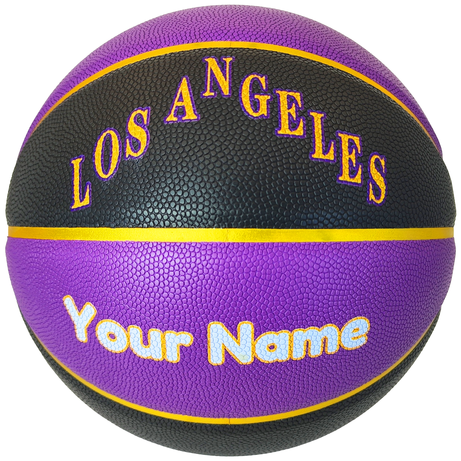 Customized Personalized Indoor/Outdoor Basketball in Matched Colors and with Your Name Printed - Size 5 - 27.5”, Size 6 - 28.5” and Size 7 - 29.5”