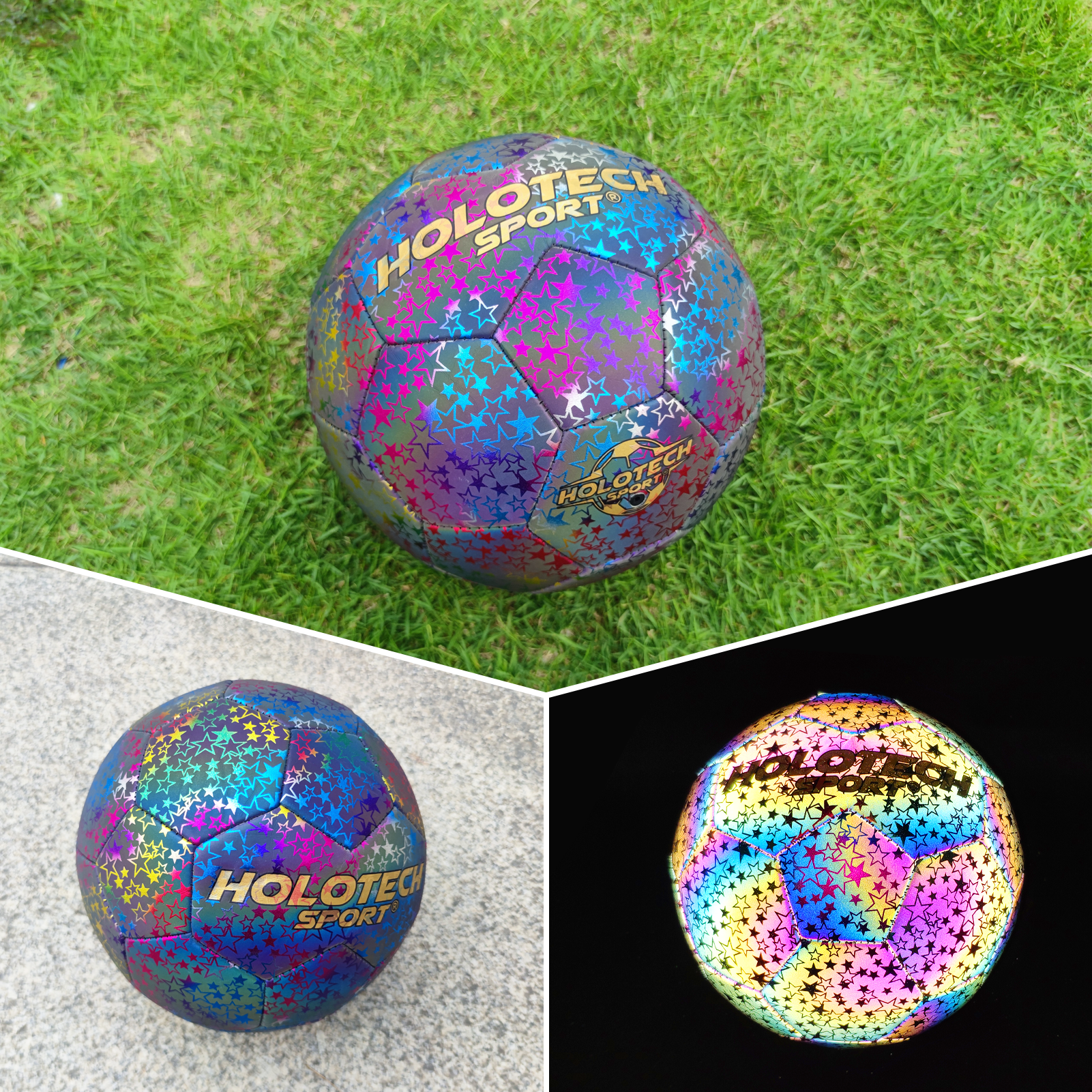 PU Leather Glow Soccer Ball - Gifts for Boys, Girls, Women and Men (Youth Size 4 and Official Size 5)